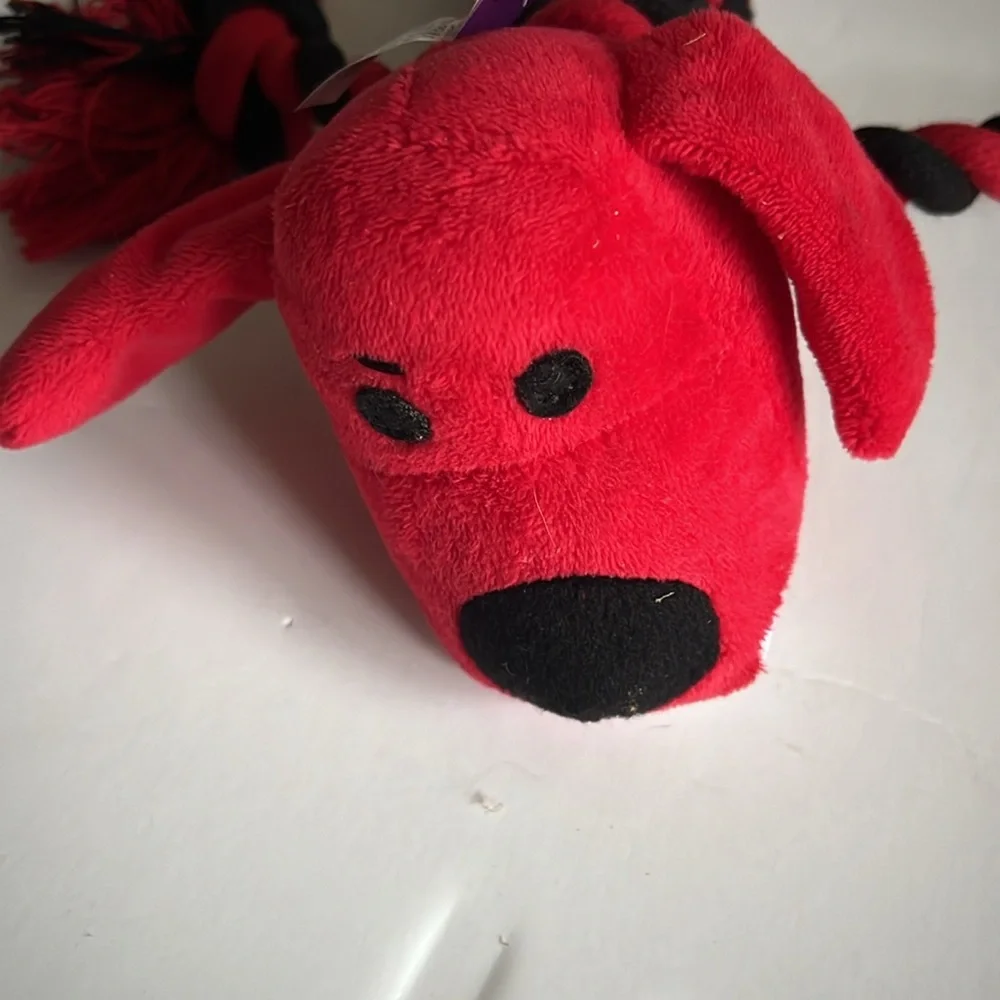 Multipet Red Loofah Dog Rope Tug of War Toy